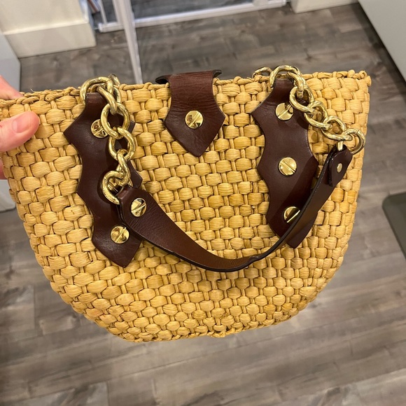 Straw basket Michael Kors purse Size Small - Picture 3 of 3